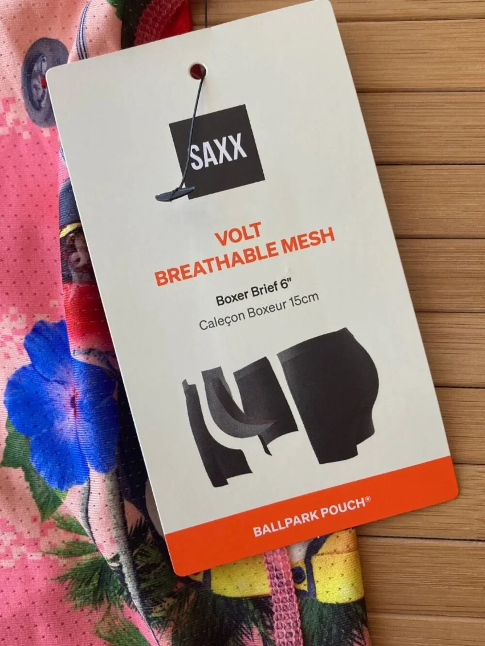 SAXX Volt Breathable Mesh Boxer Brief Mens XL Summer Blowout Peach NWT